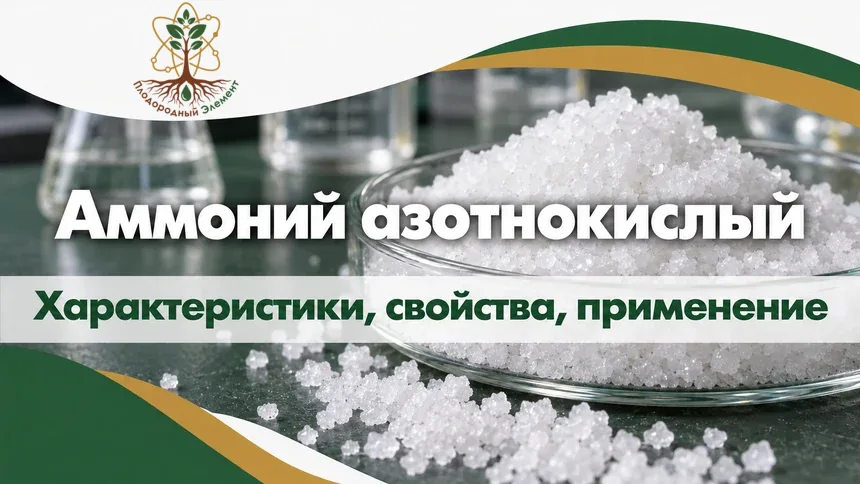 Аммоний азотнокислый: формула, свойства и применение