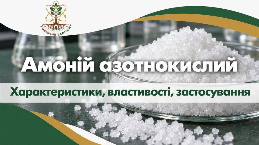 Амоній азотнокислий: формула, властивості та застосування